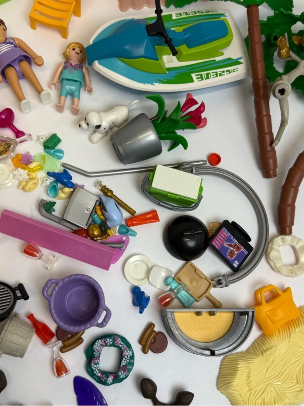 Playmobil City Life Parts Beach House Doll House 5636 Box Lot INCOMPLETE READ